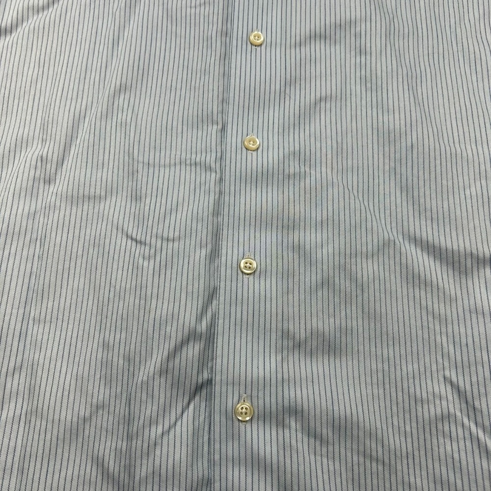 Brooks Brothers Regent Fit Button Up Long Sleeve Dress Shirt Mens 17.5-4/5 Blue - Picture 3 of 13